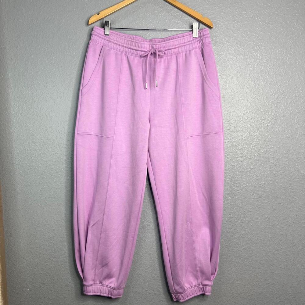 Scoop Women’s Scubaknit Barrel Leg Pants Size L NWT